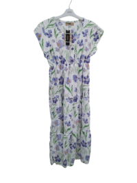 Elegant floral print dress