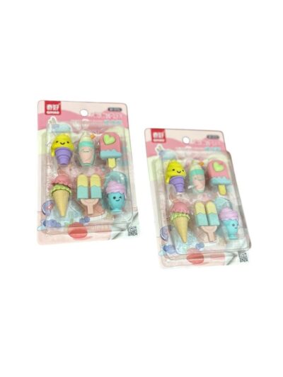 Ice cream DIY erasers